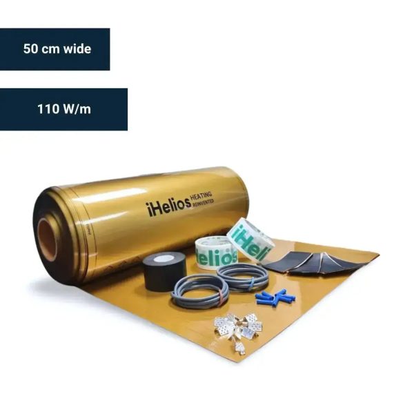 iHelios 500mm Infrared Heating Film Kit – Underfloor & Ceiling