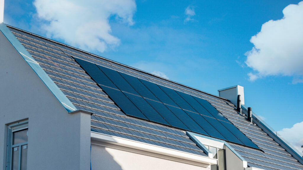 House with Solar Array